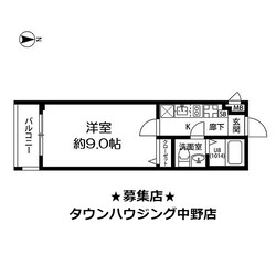 プレール・ドゥーク東中野の物件間取画像